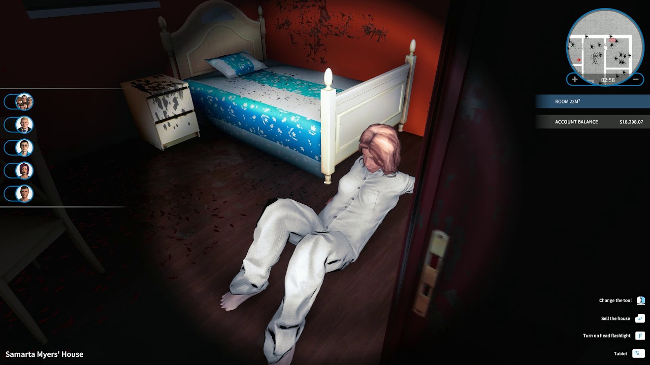 Samarta Myers house in House Flipper