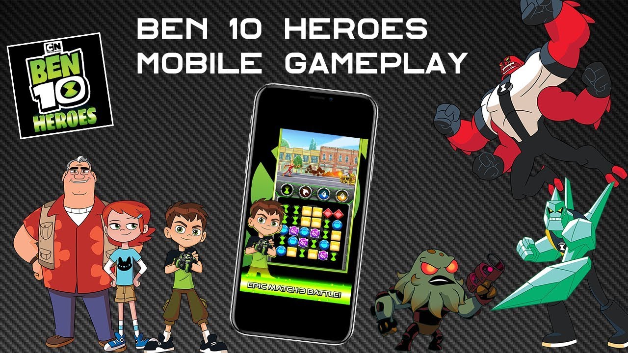 AWESOME Ben 10 Heroes App Gameplay