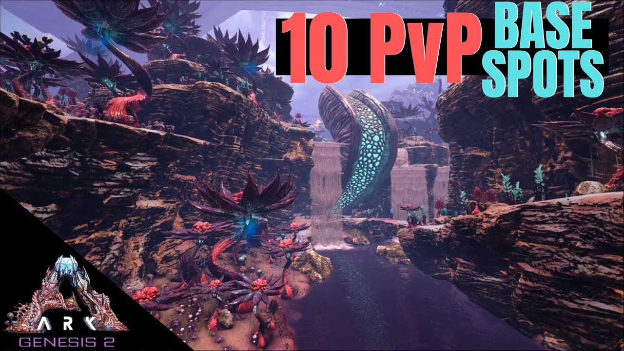 10 мест для PvP-баз в Genesis, часть 2 | Одиночная игра | Альфа | Пещеры | ARK: Survival Evolved ...