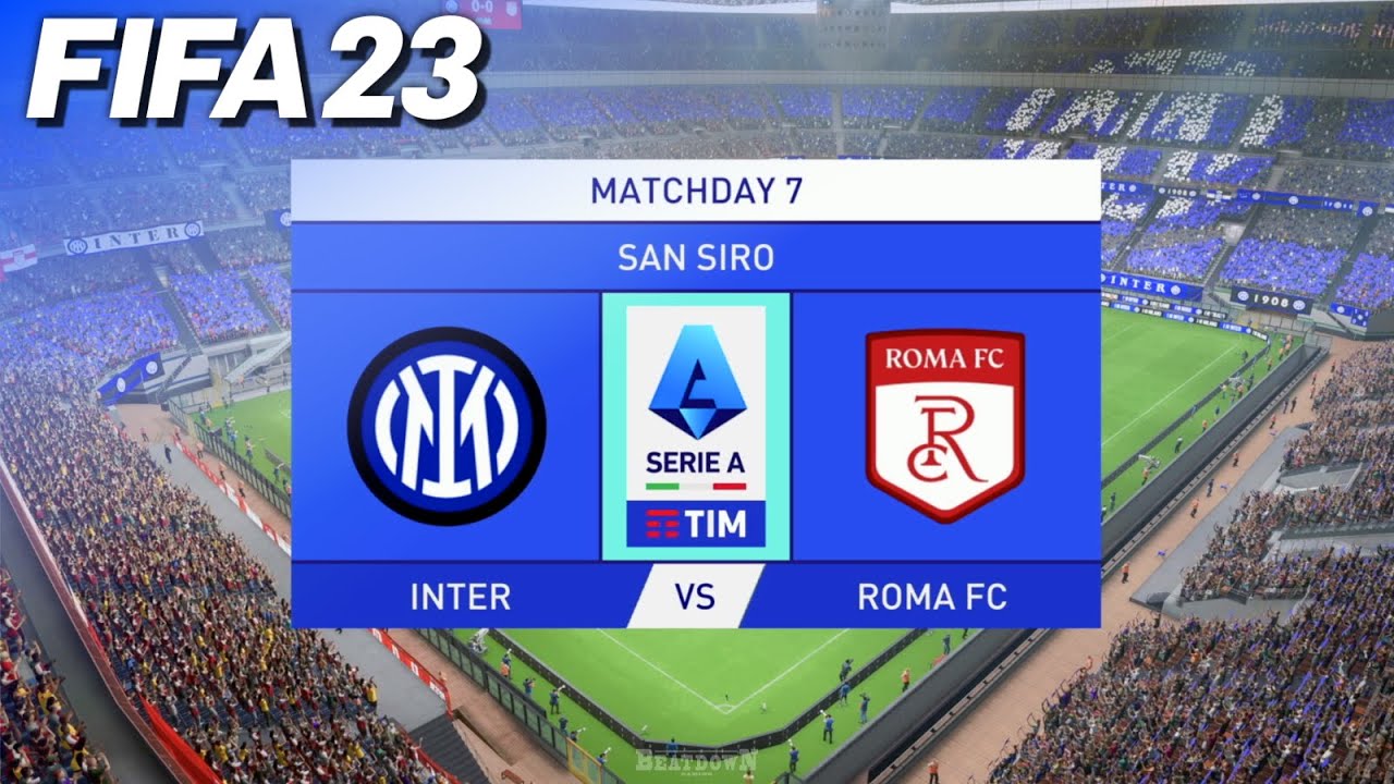FIFA 23 - Internazionale vs. Roma FC @ San Siro