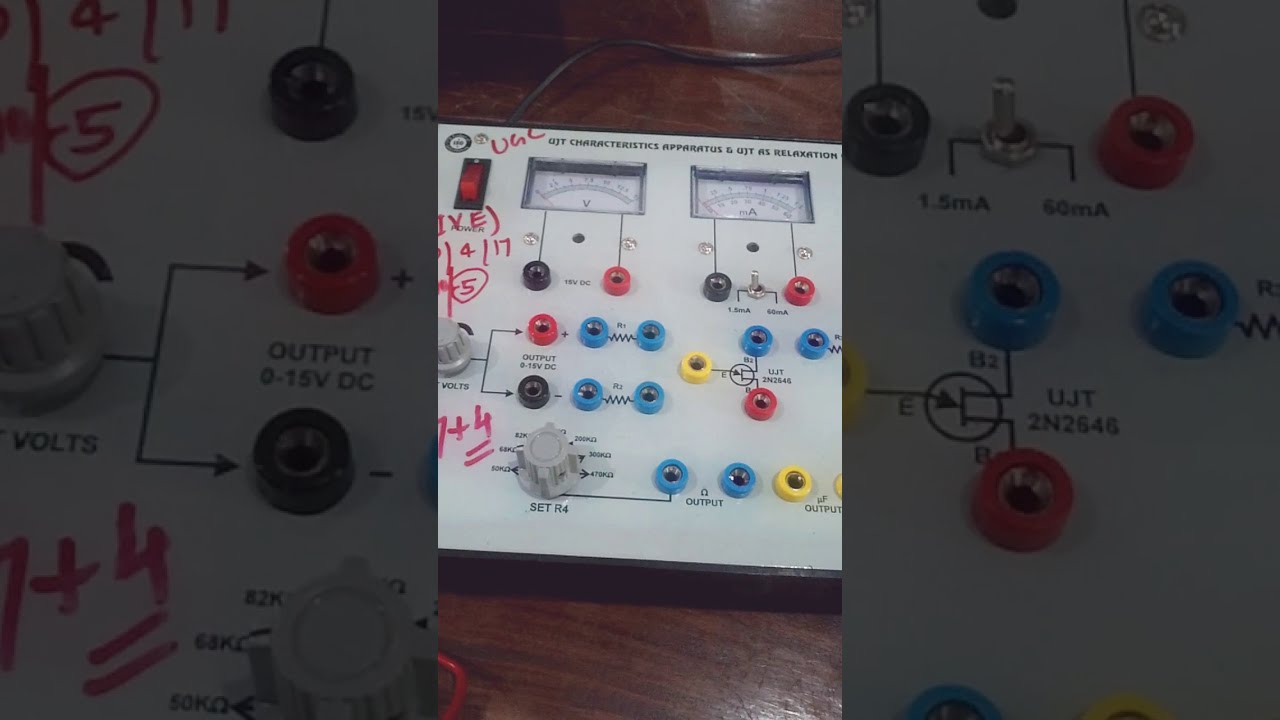 UJT(unijunction Transistor)  Practical