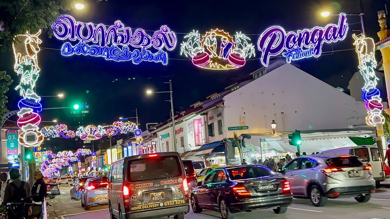 Singapore Little India | Pongal 2025 Light Up | Pongal 2025 Celebration