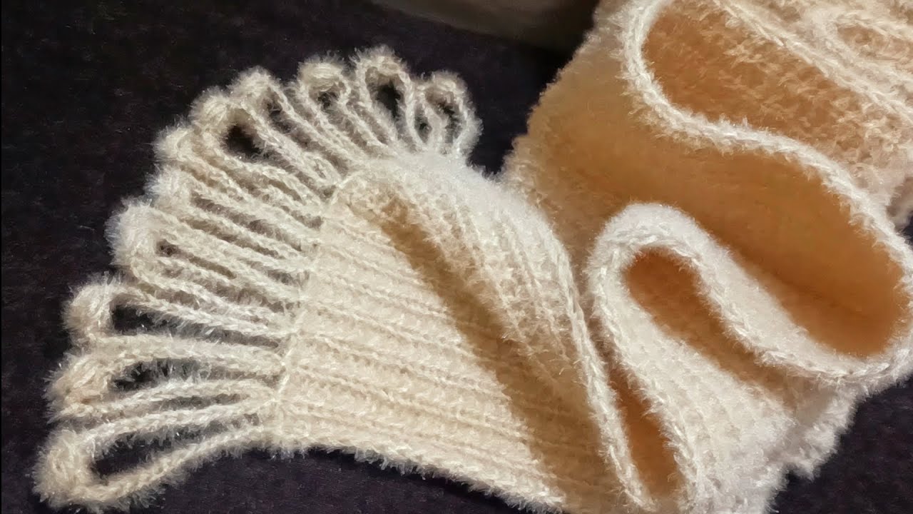 एक सिलाई का डिज़ाइन// Reversible design for Muffler #createwithkrishna #knitting #youtube