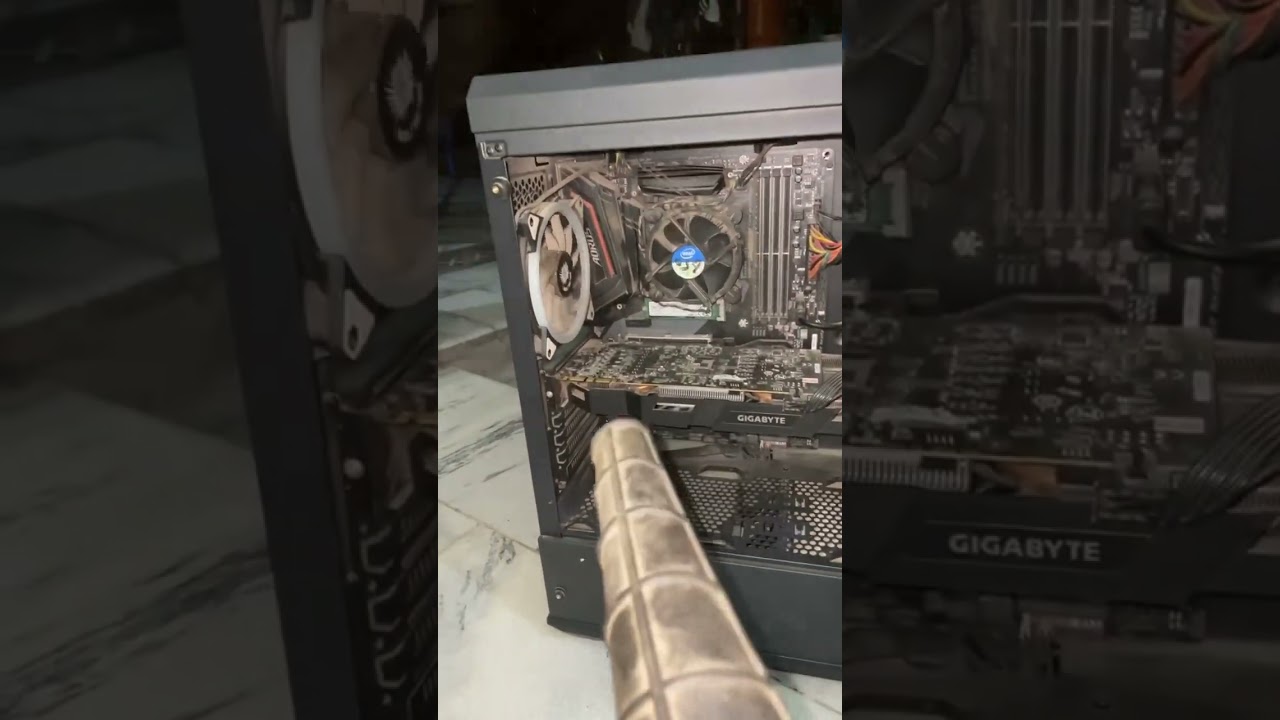 How To Clean Gaming PC #gaming #cleaning #dust