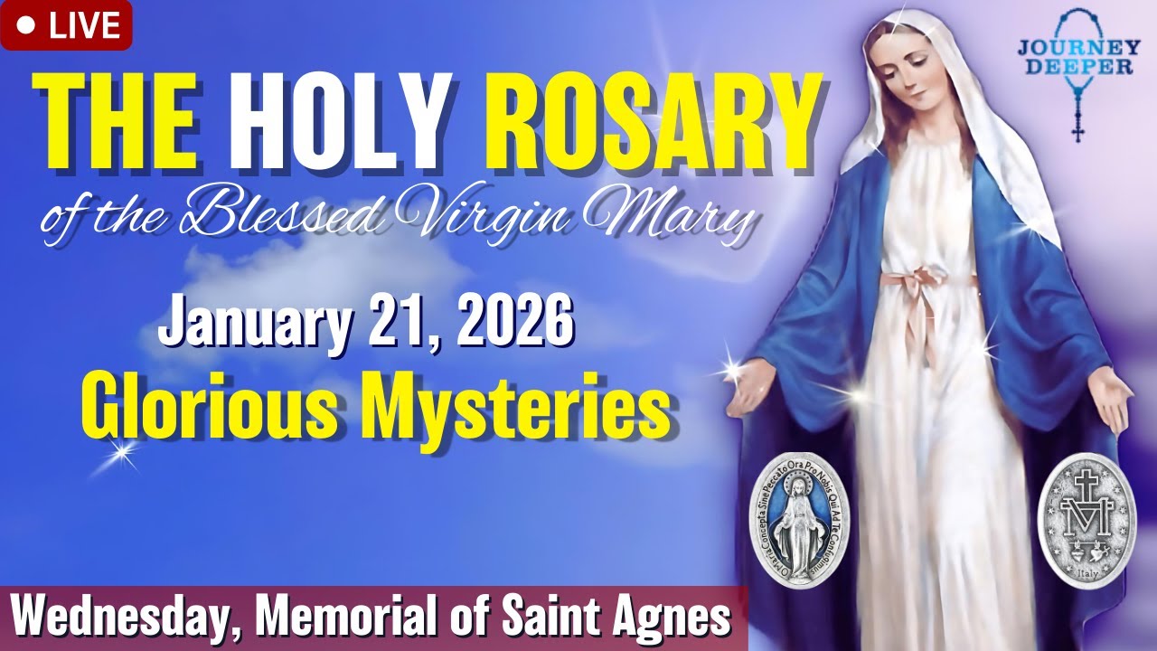 🔴 Rosary Wednesday Glorious Mysteries of the Rosary January 21, 2026 Praying together