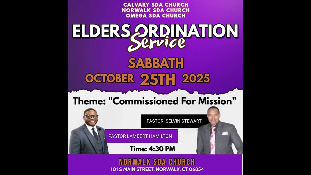 October 25, 2025  || Elders' Commission Service  || Commissioned For Mission