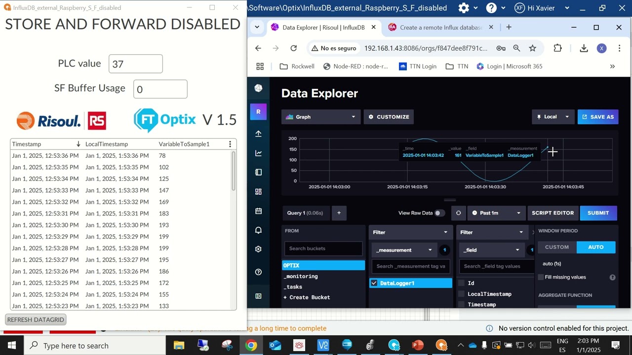 FactoryTalk Optix Store and Forward feature in version 1.5
