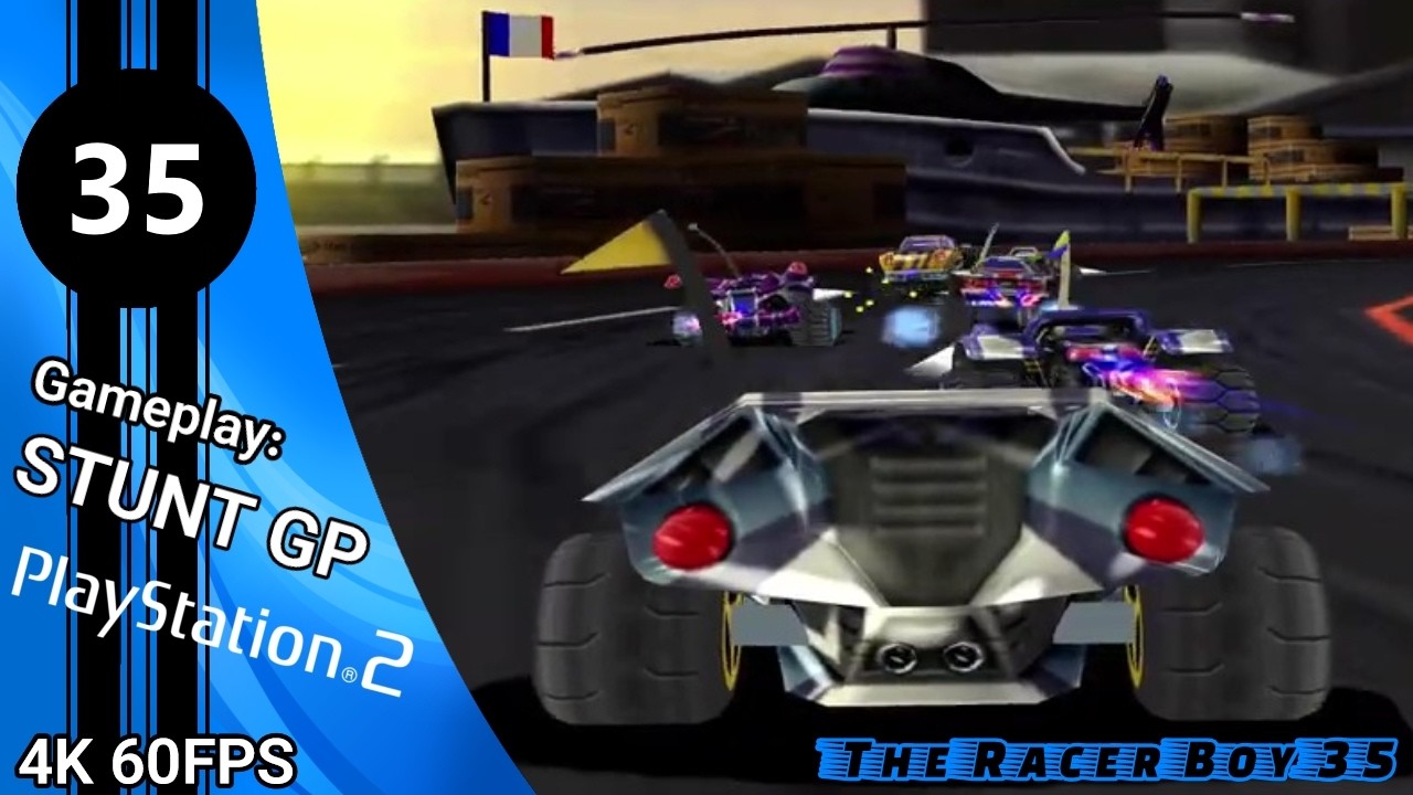 Stunt GP - PS2 Gameplay -  4K 60fps