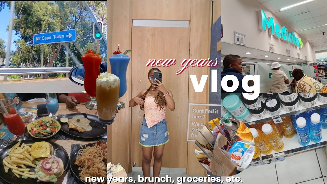 #vlog ✨️ New Years, brunch, shopping, etc.💌 South African Youtuber🌷