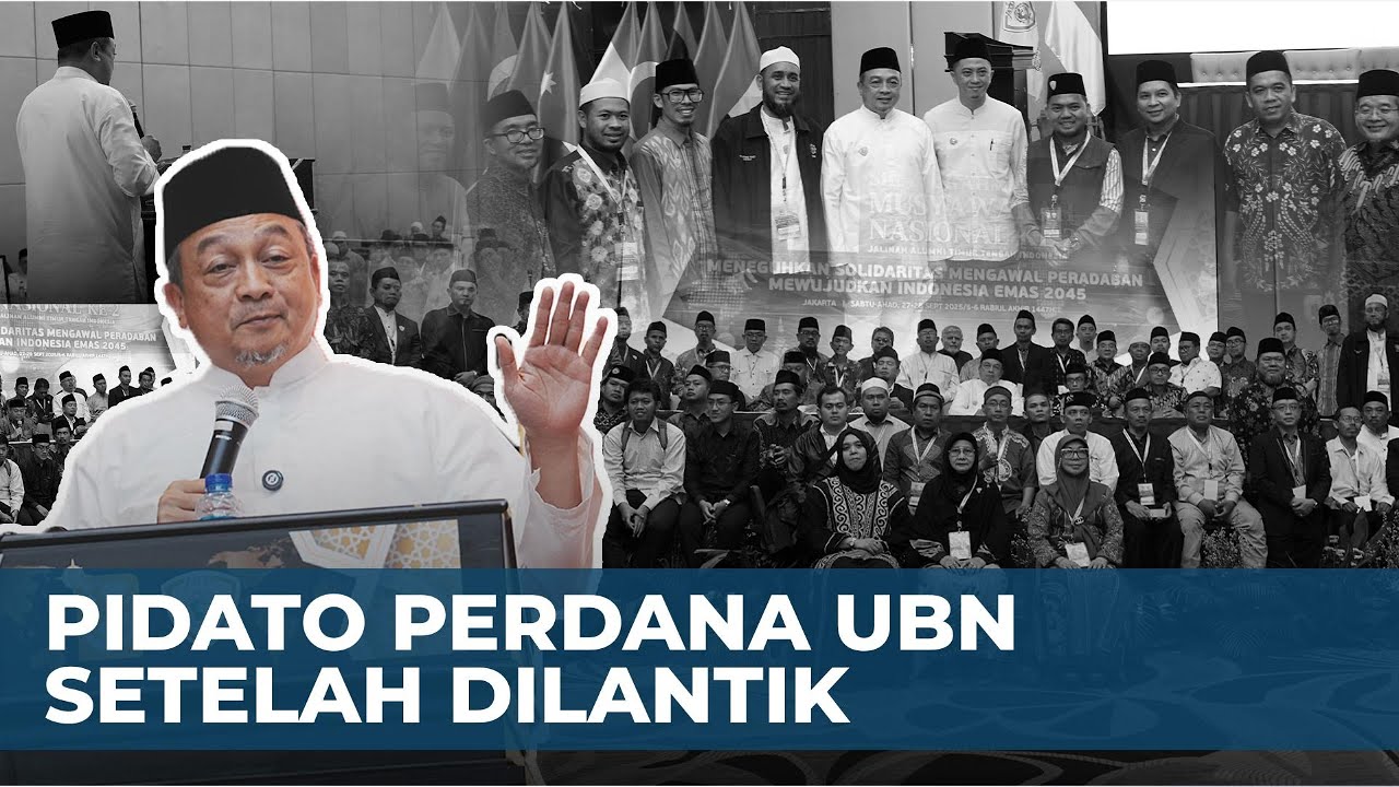 Pidato Pertama UBN sebagai Ketua Umum JATTI | JATTI Menjadi Sumber Kehidupan Umat