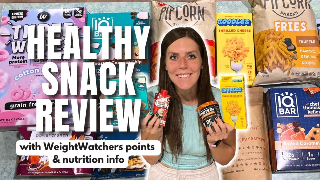 Healthy Snack Review | Trying New Healthy Low Point Foods | WeightWatchers Points, Calories & Macros