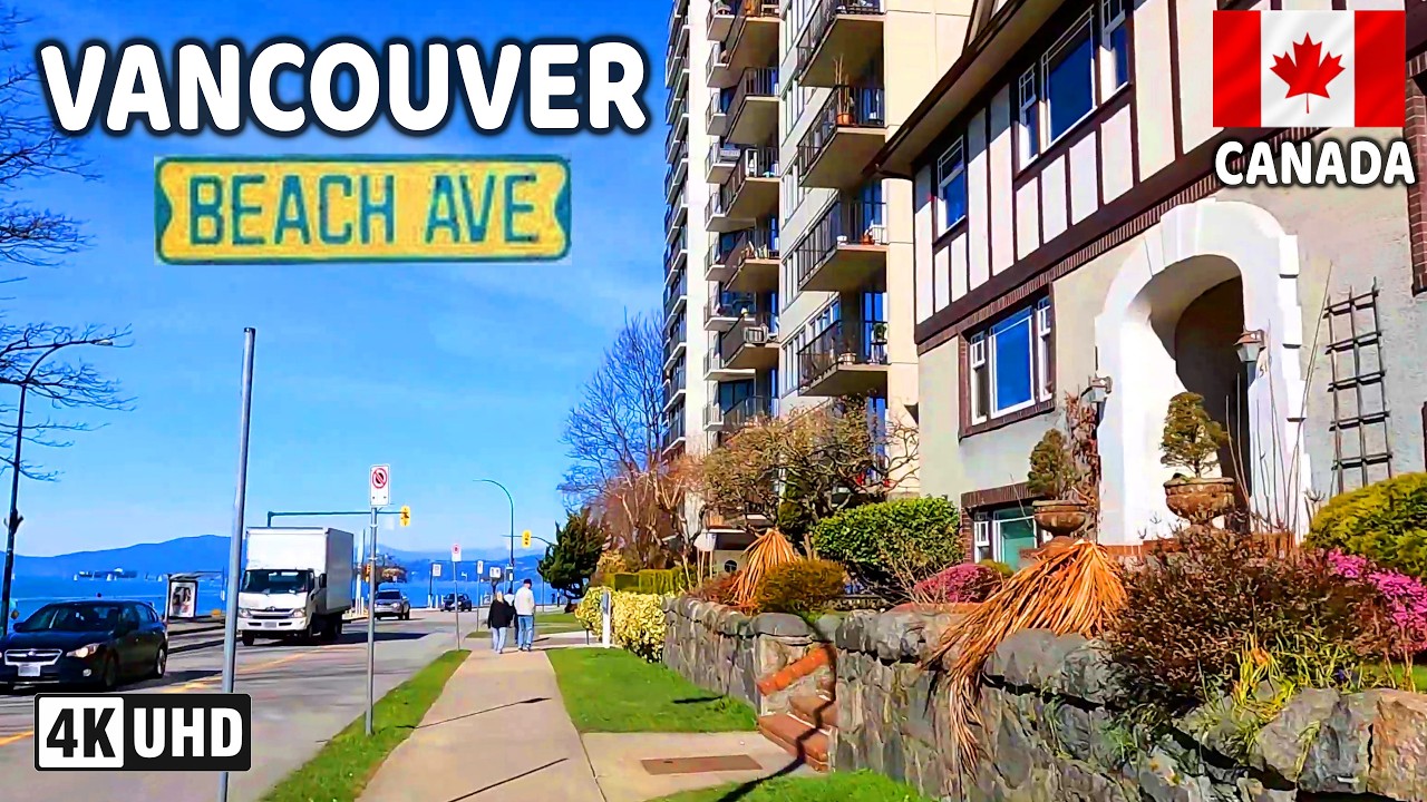 🇨🇦 【4K】☀️ Downtown Vancouver & West End. BC, Canada. February 2026. Relaxing Walk. Go Pro Hero 13.