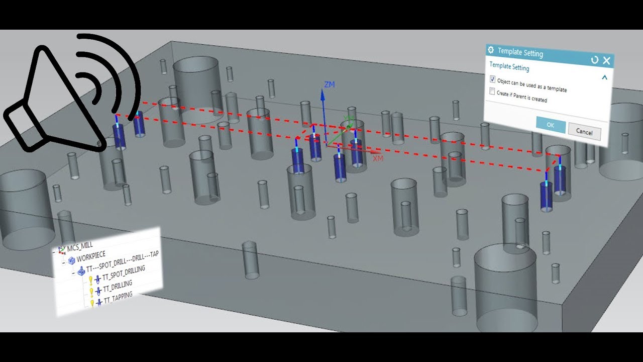 Create Template of Operations Set in NX CAM