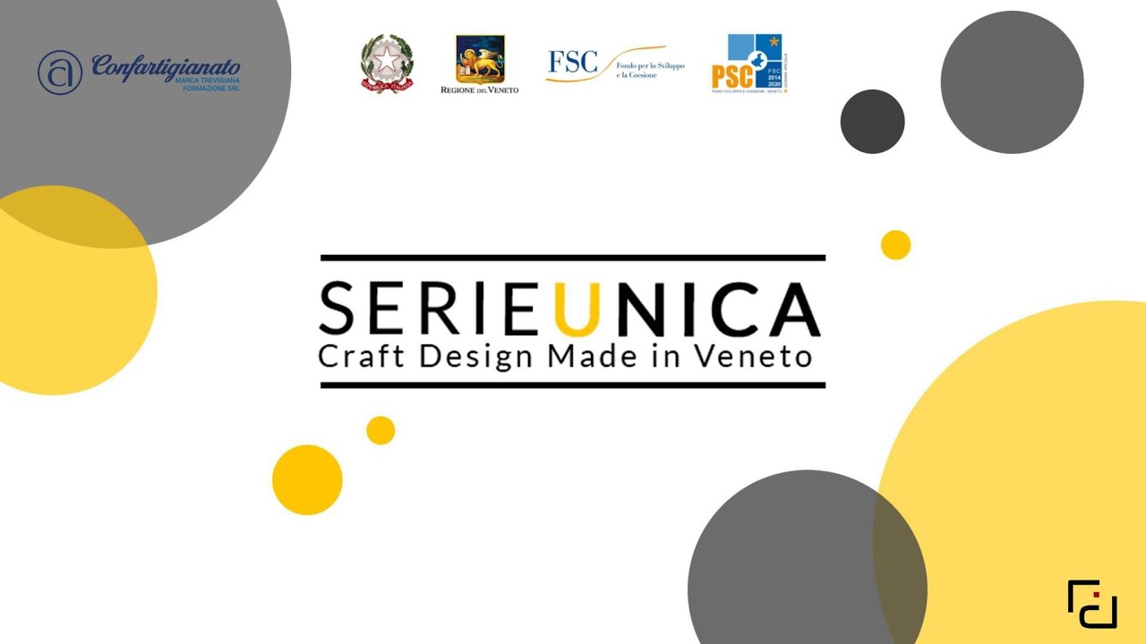 L1 - SERIE UNICA - PERCORSO DI CRAFT DESIGN MADE IN VENETO