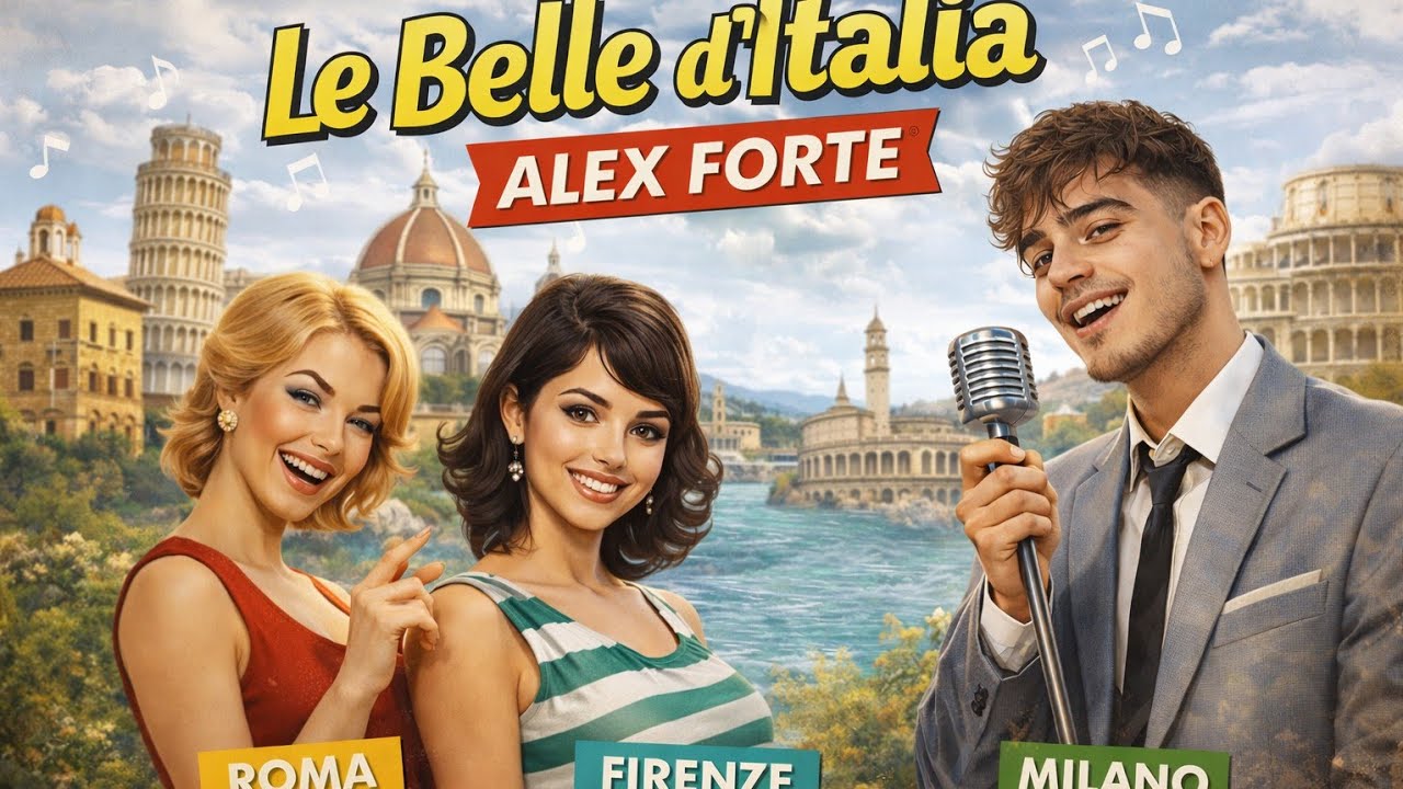 Le Belle d’Italia 🇮🇹 – La Canzone Vintage Più Divertente | Alex Forte #RetroMusic