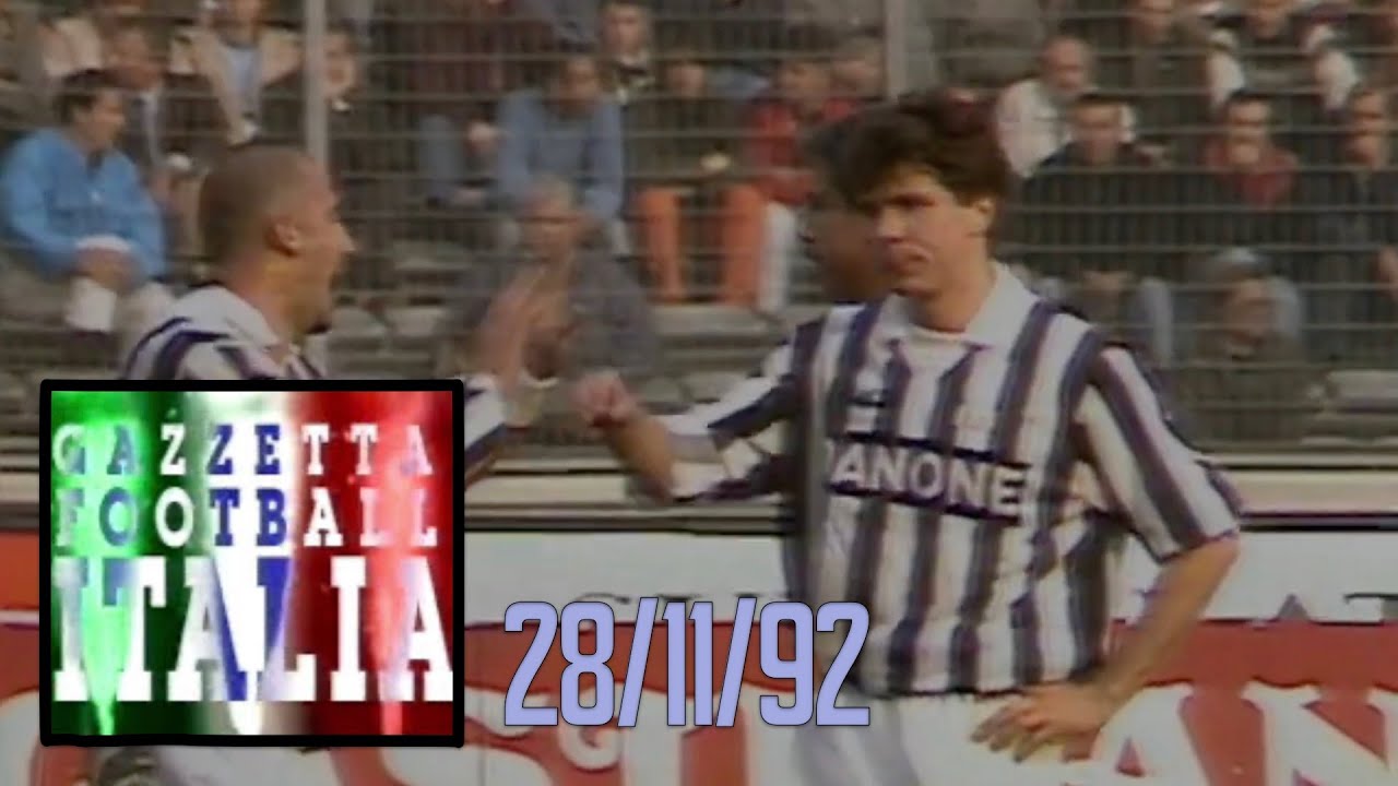 Torino v Juventus ALL the Goals 28th November 1992 FULL Highlights | Gazzetta Football Italia Rewind