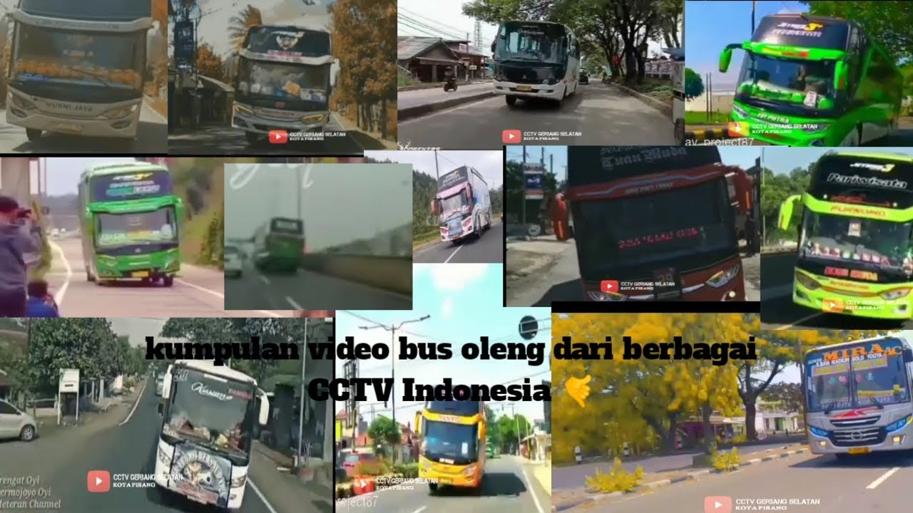 Kumpulan Vidio bus oleng dari berbagai CCTV Indonesia 🤙 // CCTV Gerbang Selatan Kota pisang