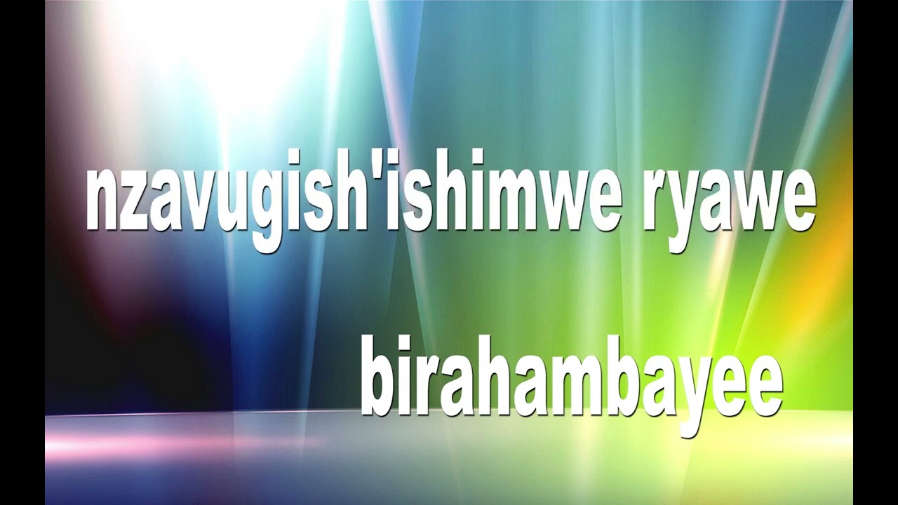 MUTIMA WANJYE SHIMA IMANA (Lyrics)by Elayo Choir ADEPR Lisiere