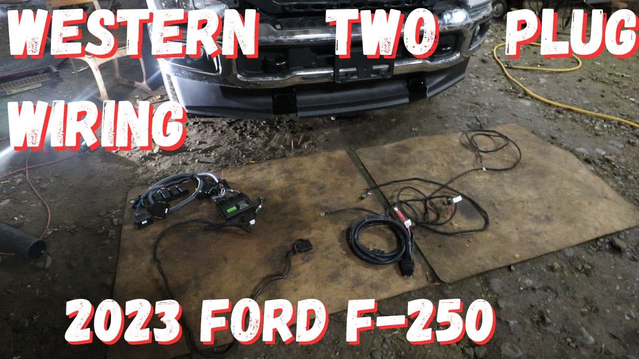Western Two Plug Wiring Install on 2023 Ford F-250