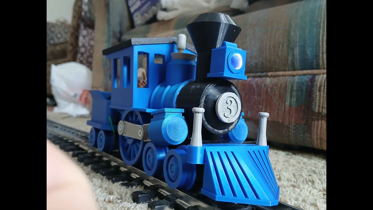3D printed G scale locomotive Comet from A Bumpy Ride