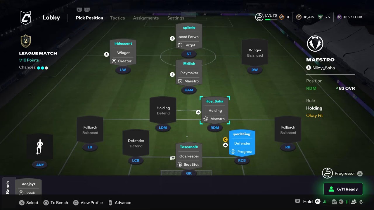 FC25 Pro Clubs