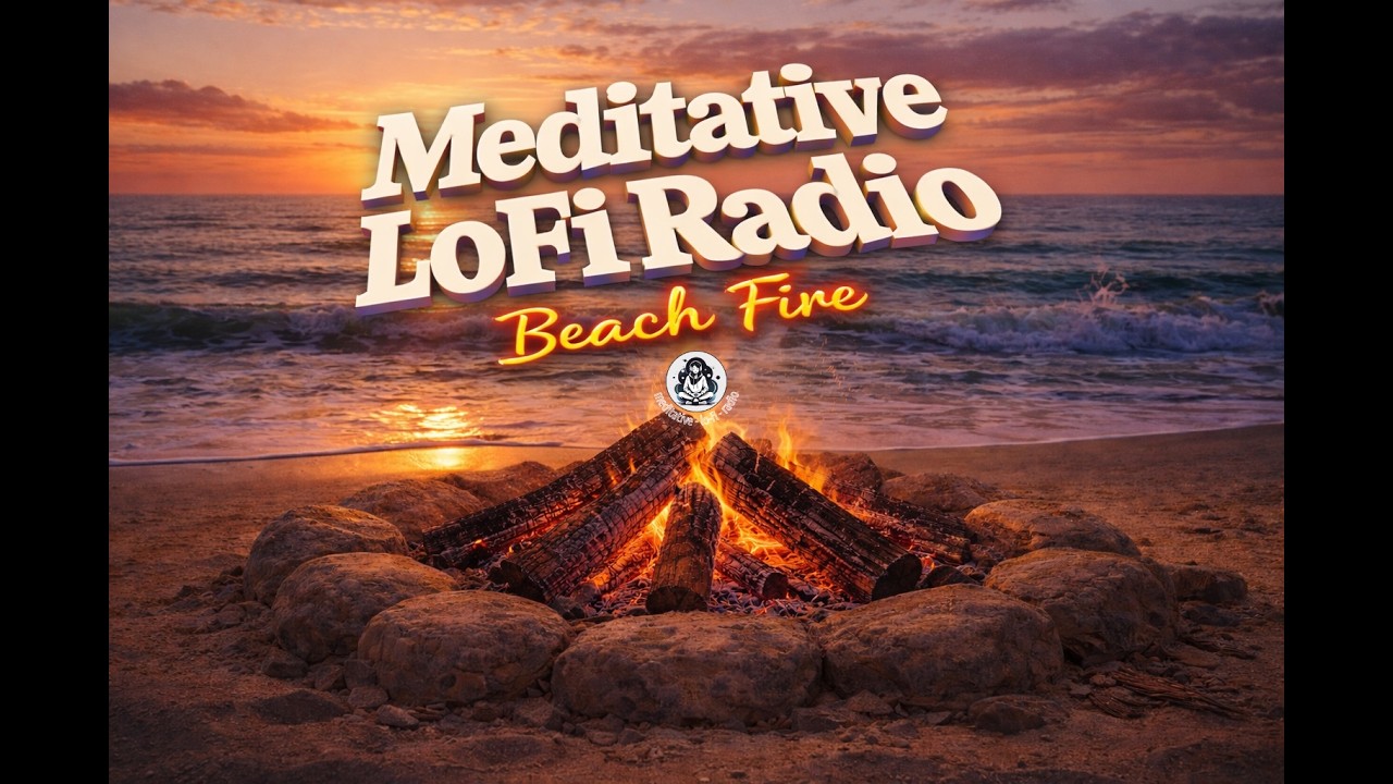 Meditative LoFi Radio | Beach Fire Session #3