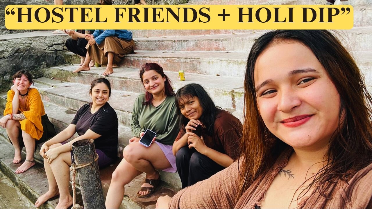 A Day in Rishikesh: Holi Dip, New Friends & Late Night at the Ghat