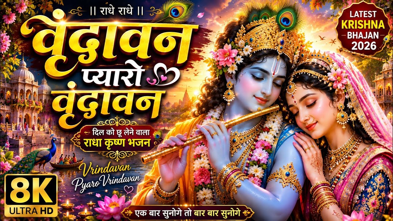 वृंदावन प्यारो वृंदावन | Vrindavan Pyaro Vrindavan | Radhe Radhe 🙏