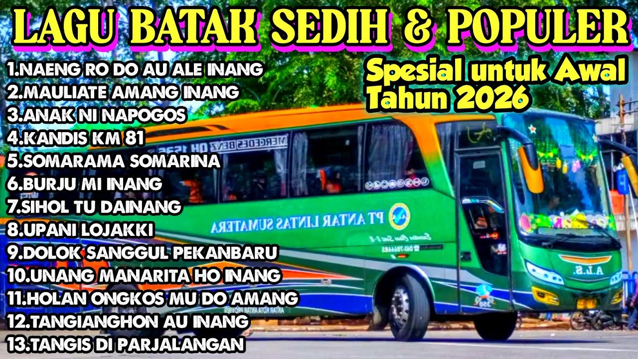 LAGU BATAK SEDIH SERING DI PUTAR DI PERJALANAN .VERSI BUS MEDAN