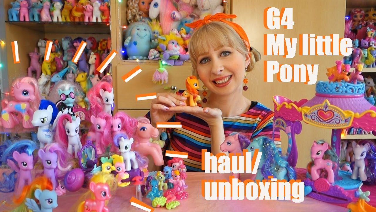 G4 My little Pony haul - unboxing G4 MLP and some G3.5 and G3 Ponies