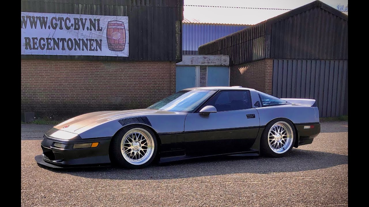 custom c4 corvette ! bagged straight piped take off bsm
