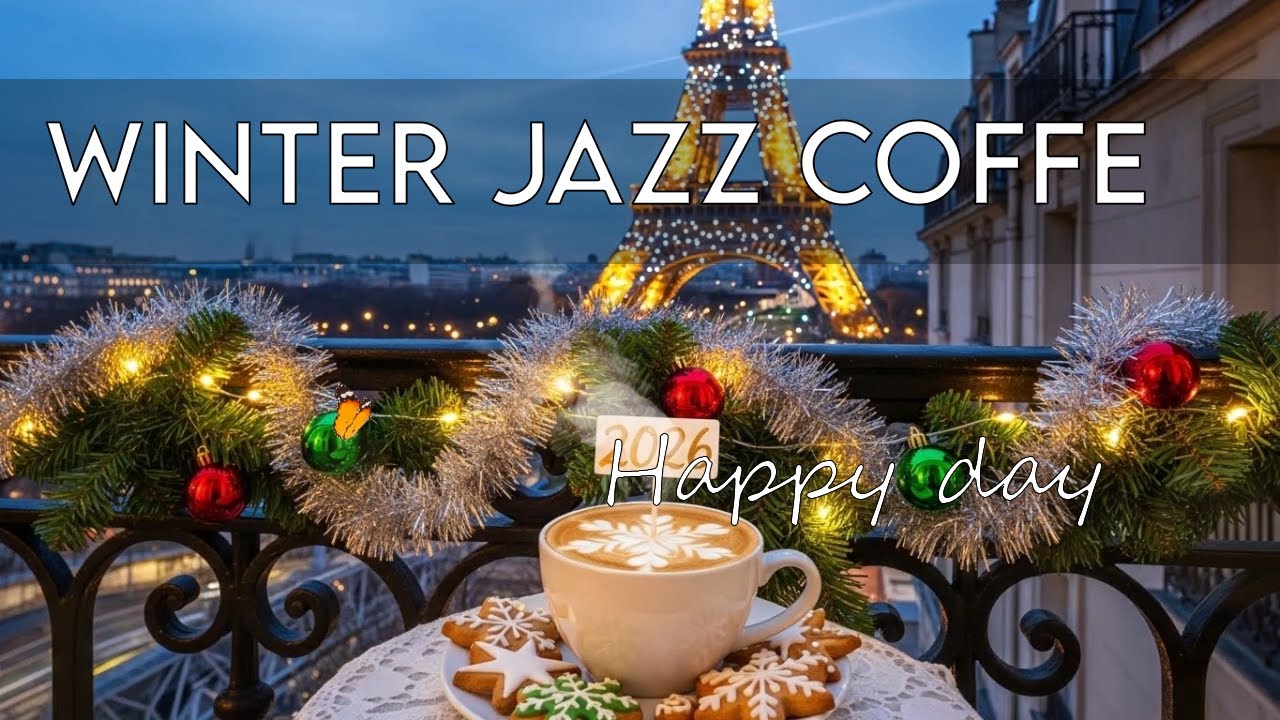 ☕️ Winter Bossa Nova Jazz – Cozy Coffee Shop Ambiance for Relaxing