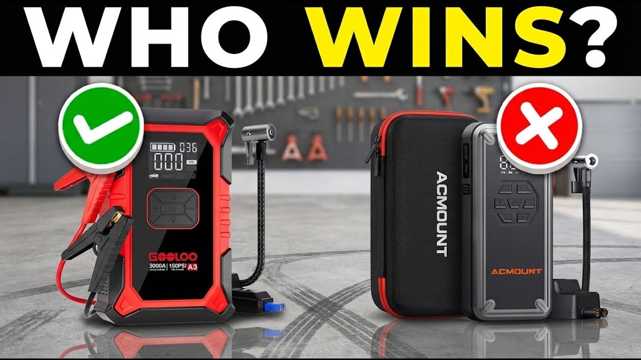 TOP 5 BEST JUMP STARTERS with AIR COMPRESSORS 2026 | Best Value CAR GADGETS on AMAZON