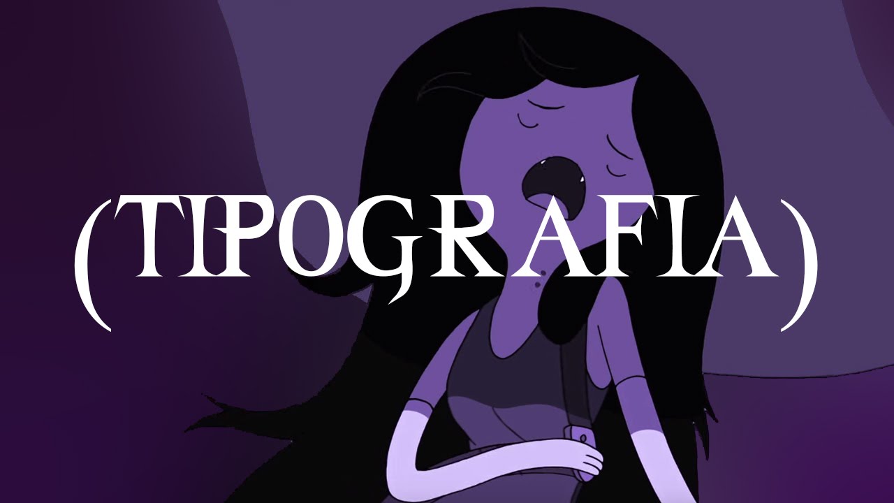 Sou Seu Problema  ‹ Marceline  › (Tipografia/Letra)