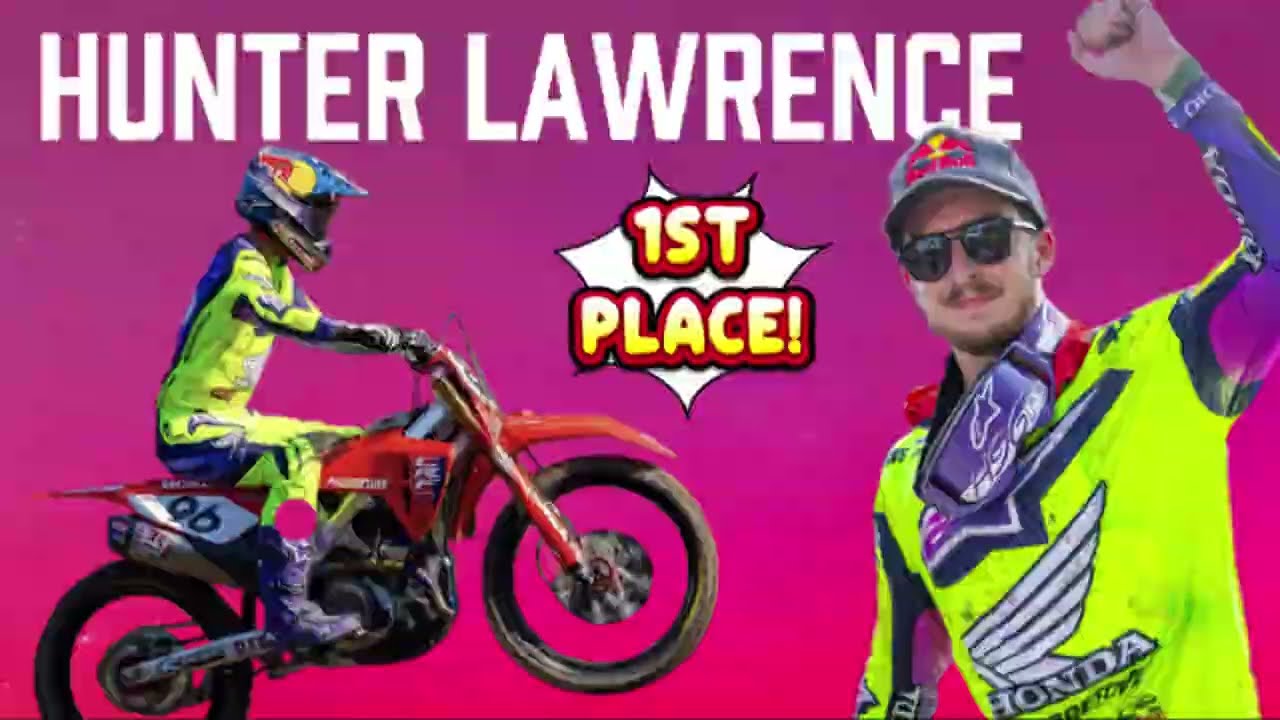 Hunter Lawrence wins first ever 450 national at Ironman!