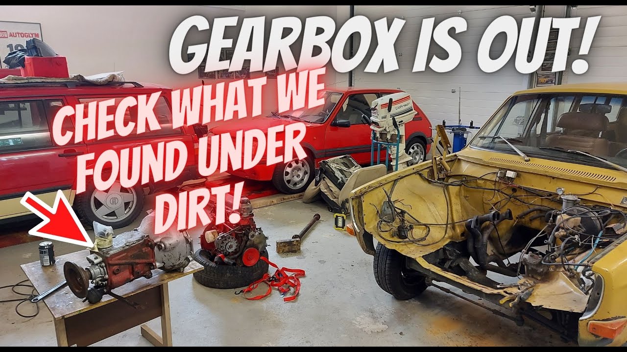 Gearbox is out of the Volvo | Volvo 145 B20 M40 |