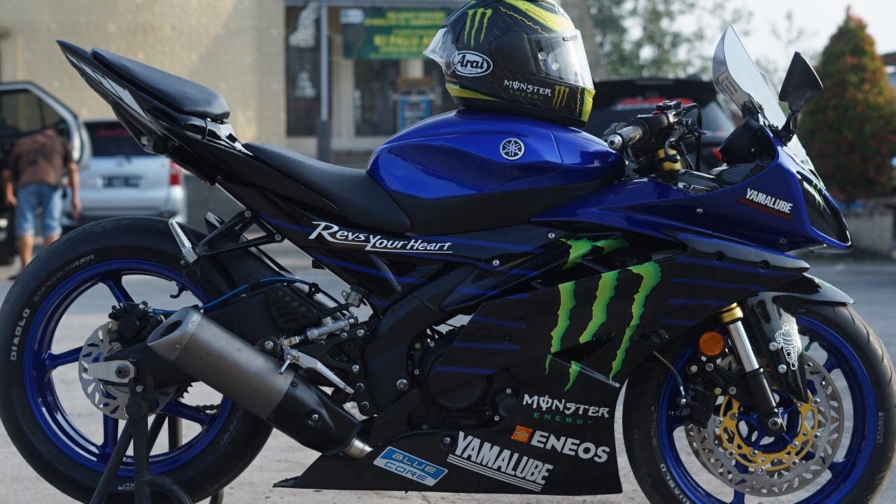 R15 V2 Ter-Hedon Di Cirebon || Pakai Part Limbah Moge R6