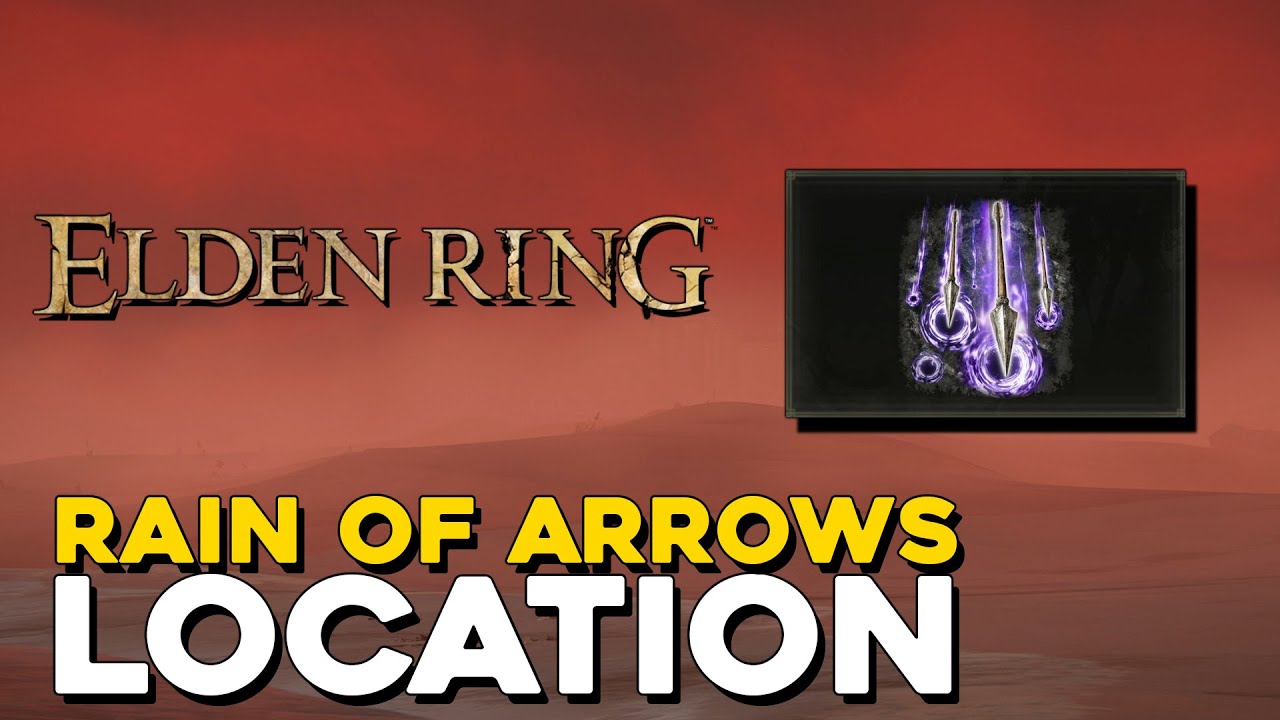 Elden Ring Rain Of Arrows Ash Of War Location (Redmane Painting Solution)