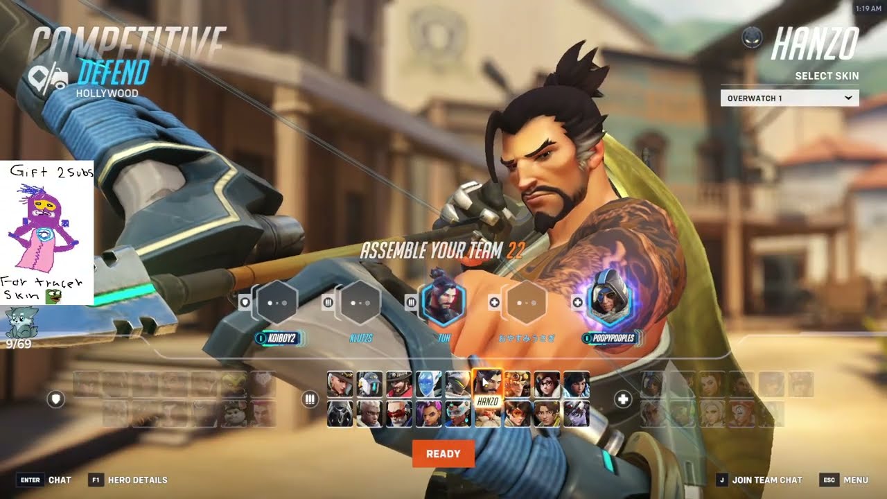 20K DMG! IDDQD HANZO + MEI GAMEPLAY OVERWATCH 2 SEASON 15 TOP 500