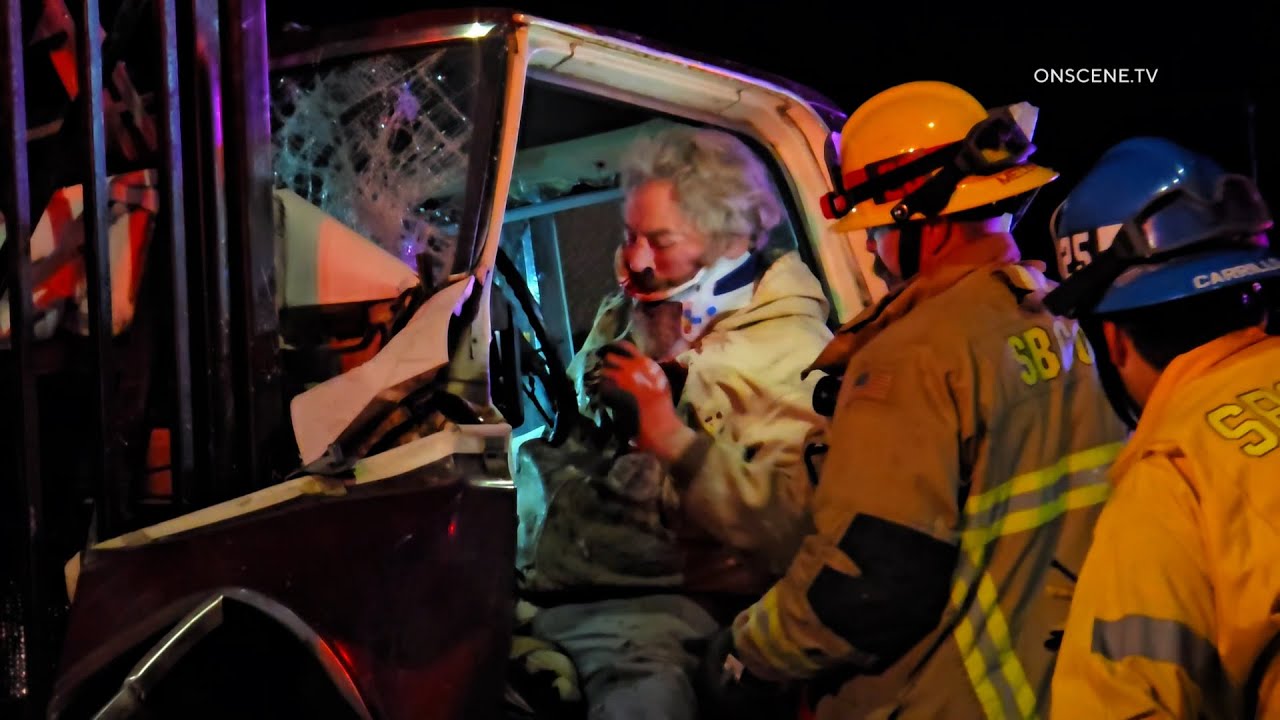 Driver Trapped After Possible DUI Crash