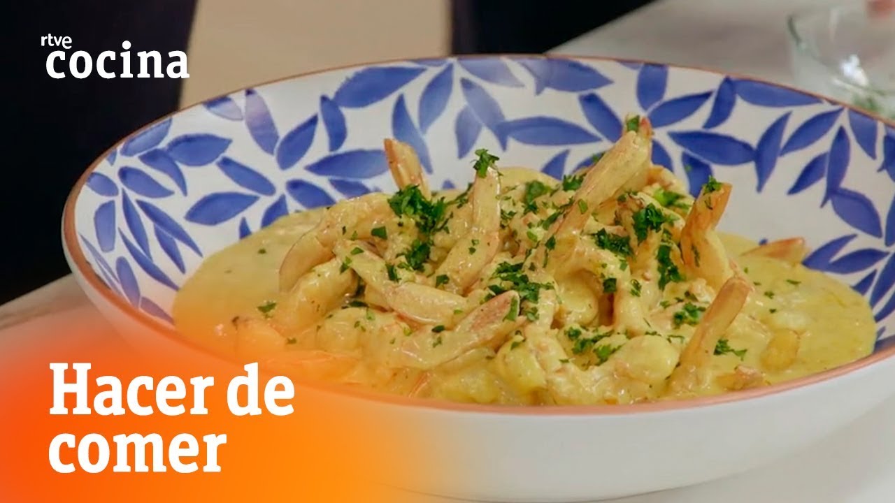 Cómo hacer Curry de langostinos - Hacer de comer | RTVE Cocina