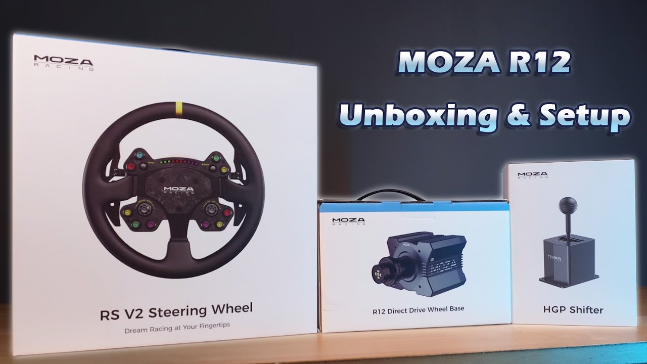 First Time Driving Manual! MOZA R12 + HGP Shifter | Relaxing Unboxing & Setup