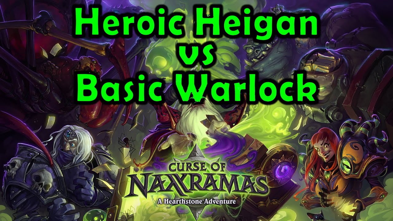 Hearthstone: Curse of Naxxramas - Heroic Heigan the Unclean With a Basic Deck