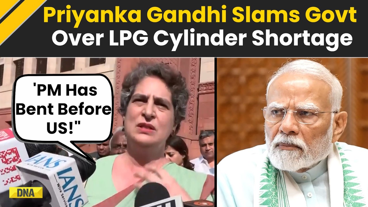 LPG News: 'PM Has Bent Before US' Priyanka Gandhi Slams Govt Over LPG Cylinder Shortage In India