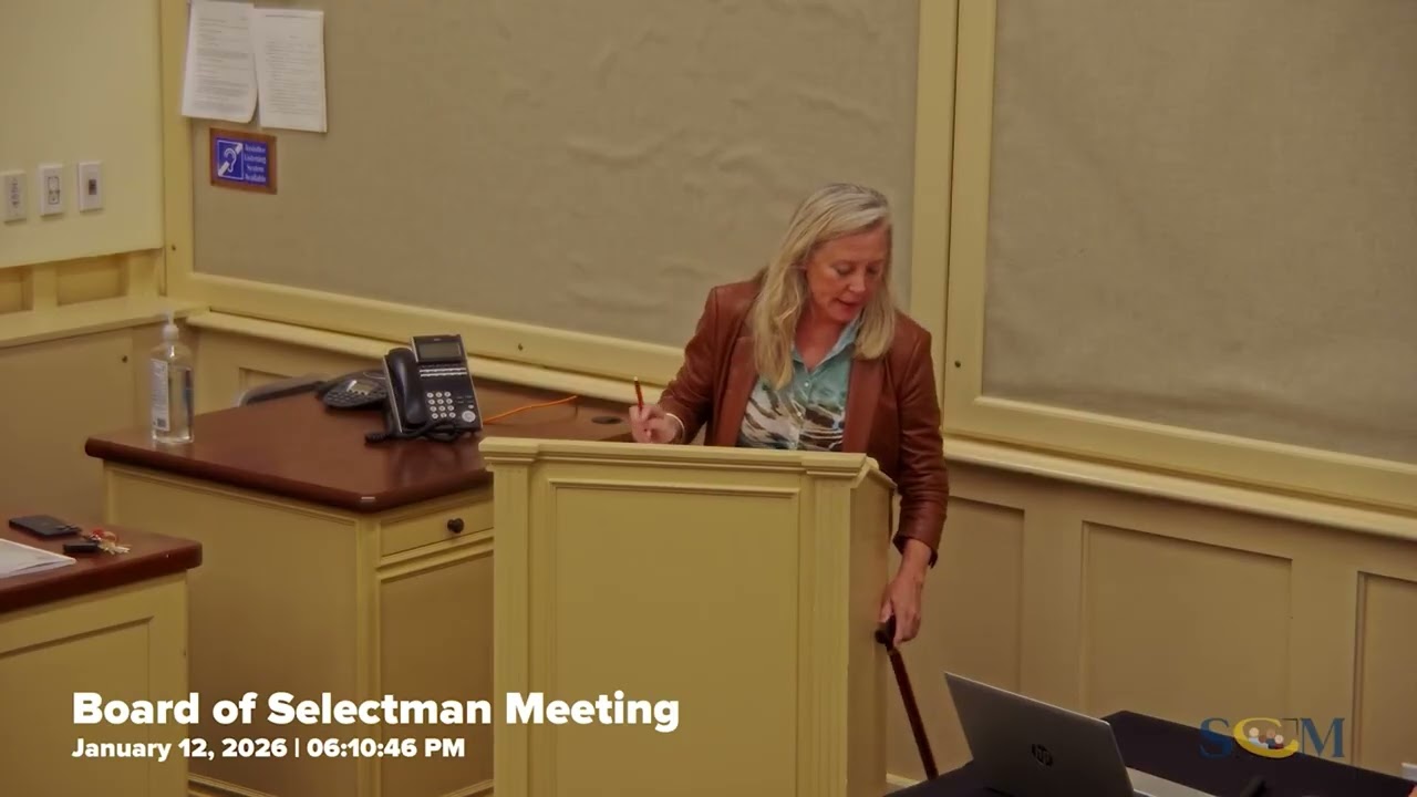 Board of Selectmen Meeting - January 12, 2026