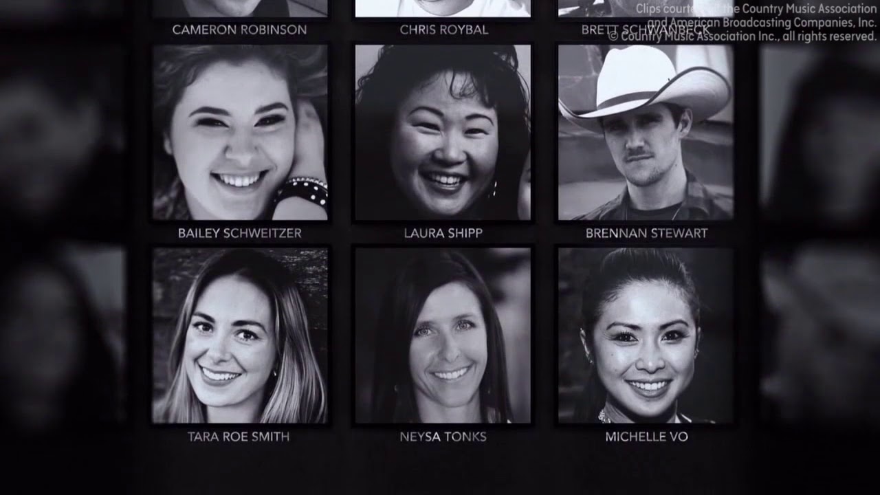 CMA Awards pays tribute to victims of the Las Vegas shooting