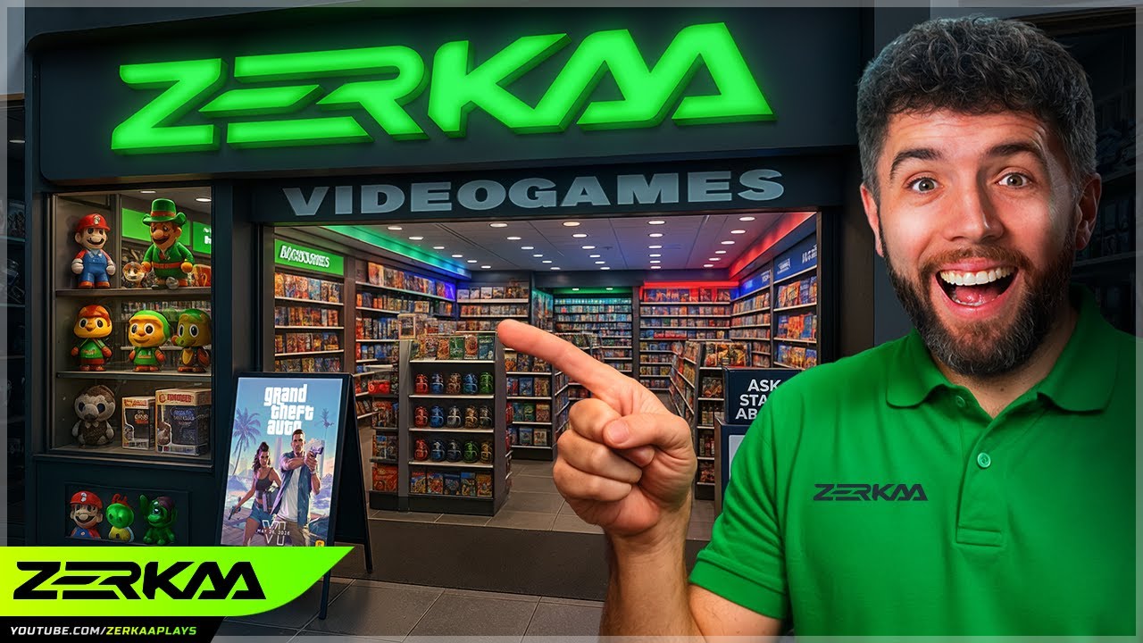 I Opened My Own Video Games Store! (Console Shop Simulator #1)