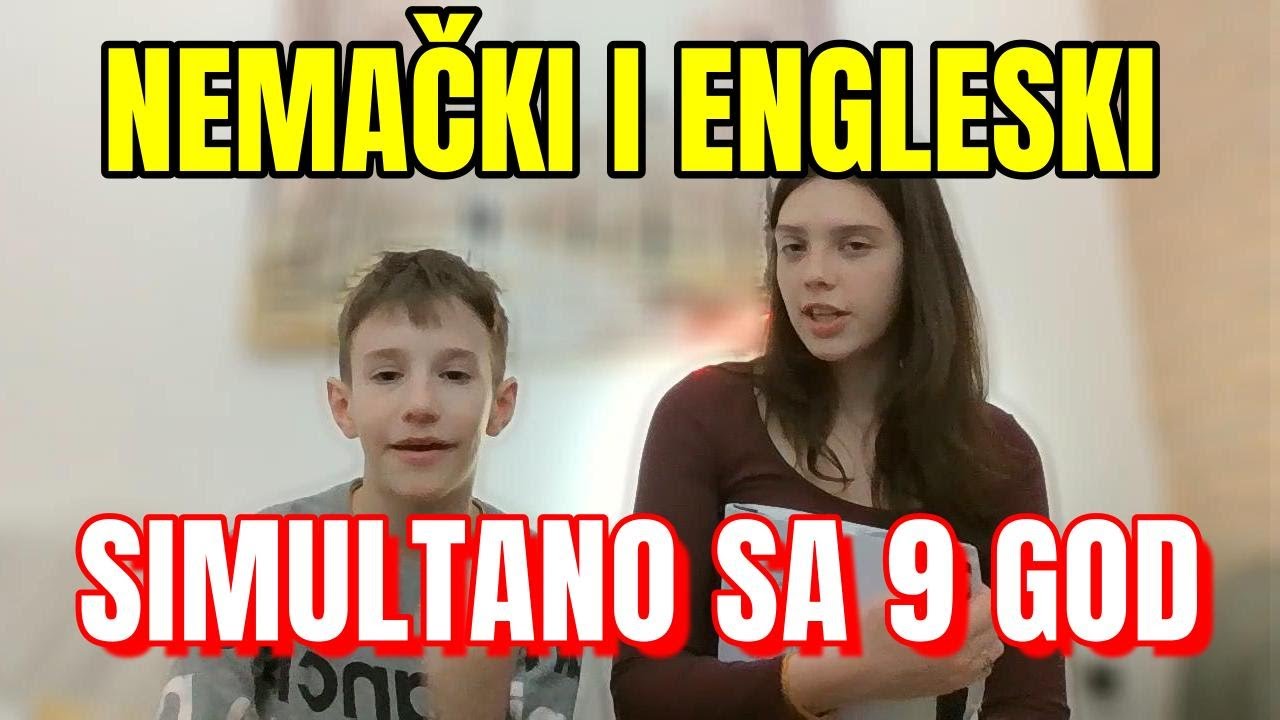ENGLESKI, NEMAČKI I SRPSKI SIMULTANO A IMA SAMO 9 GODINA -I UČITE JEZIKE ONAKO KAKO IH MI UČIMO