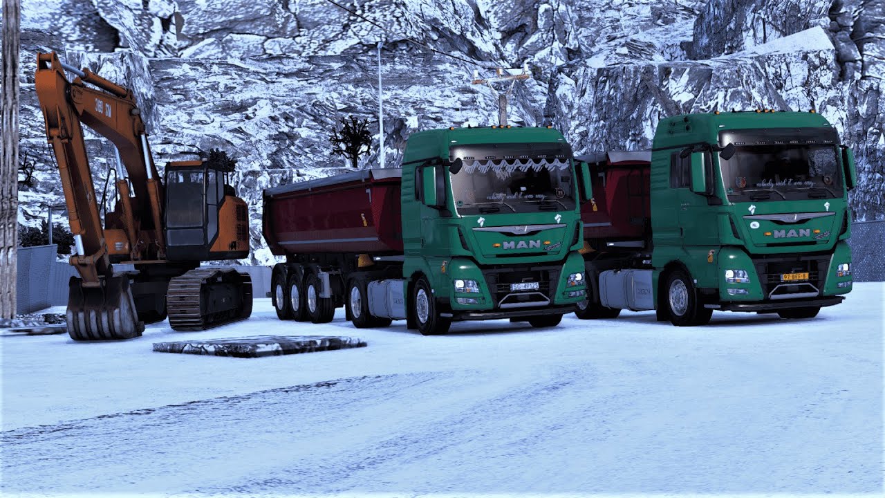 ETS2 1.46 Convoy Multiplayer with mods MAN TGX 460 (Mannheim 🇩🇪-Frankfurt 🇩🇪)