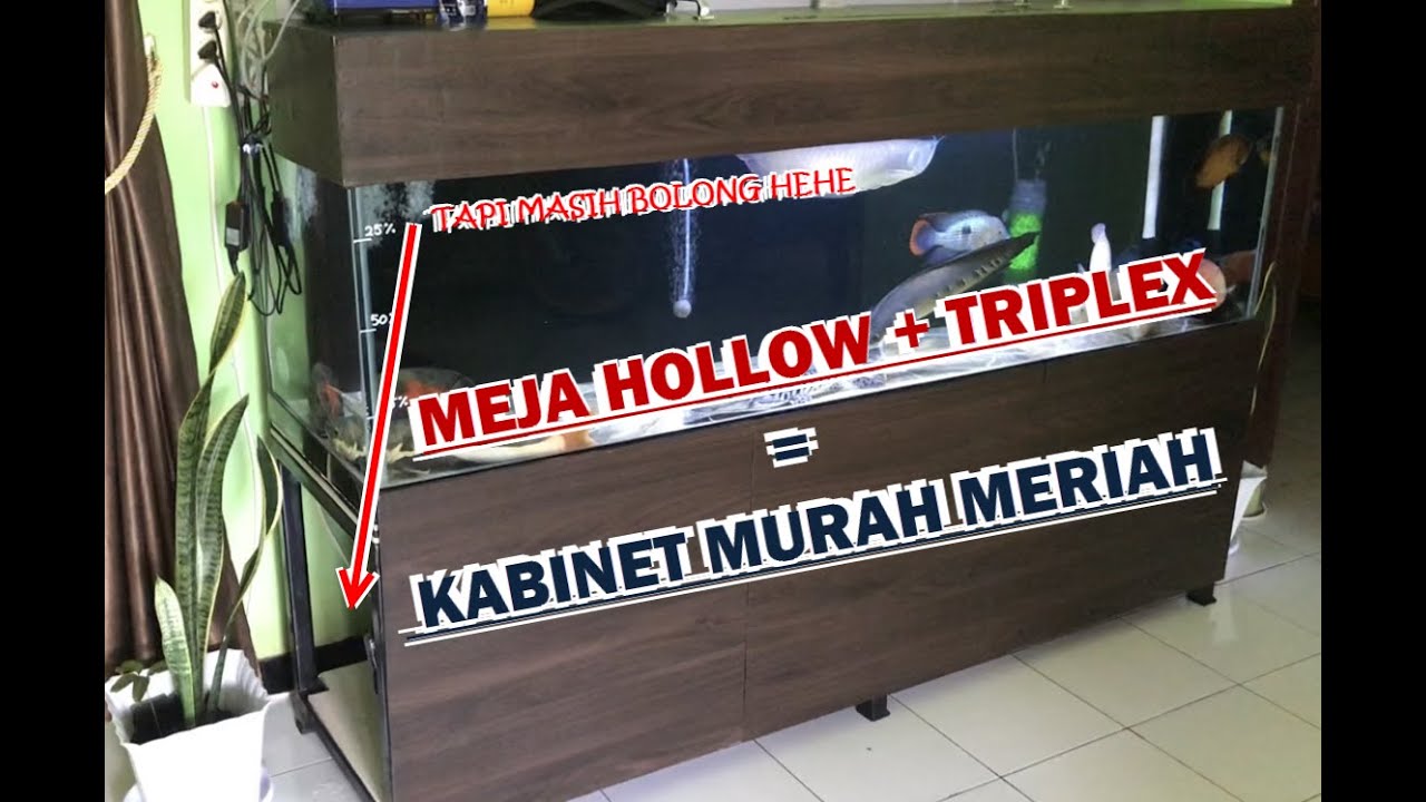 DIY Tutup Akuarium Meja Hollow Minimalis #PART2
